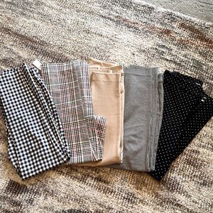 5 pair of Old Navy Pixie high rise crop pants